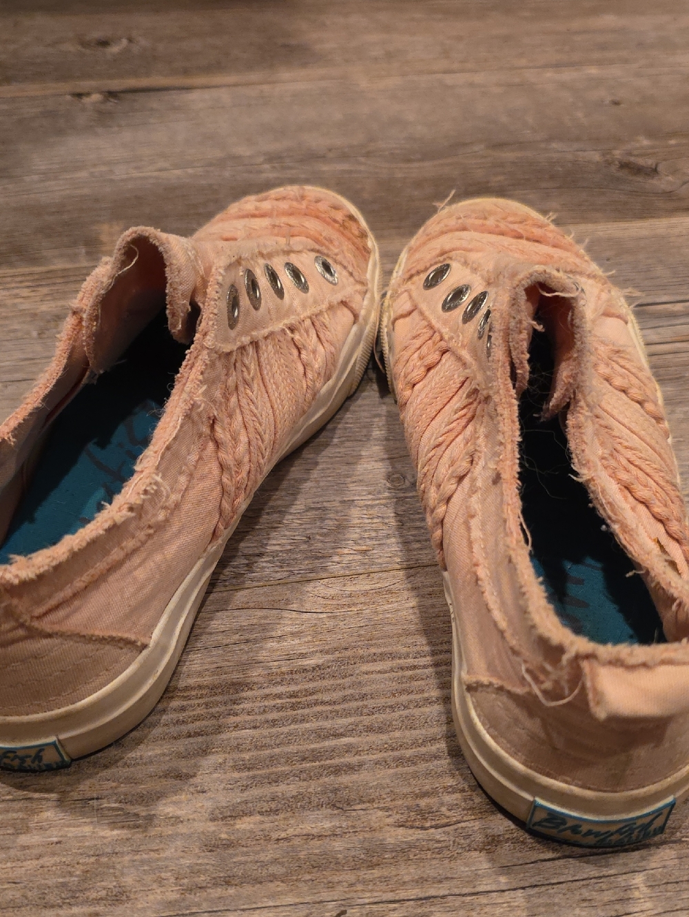 Blowfish Slip-On Sneakers in Peach